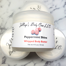 Load image into Gallery viewer, Peppermint Shine Whipped Body Butter